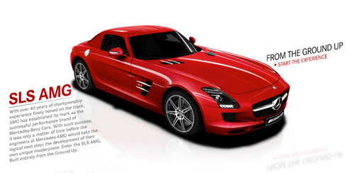 Mercedes Launches Microsite For AMG SLS
