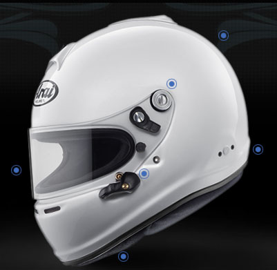 Arai Auto Racing Helmet on From Arai S 2010 Line Of Auto Racing Helmets This Is The Gp 6s And By