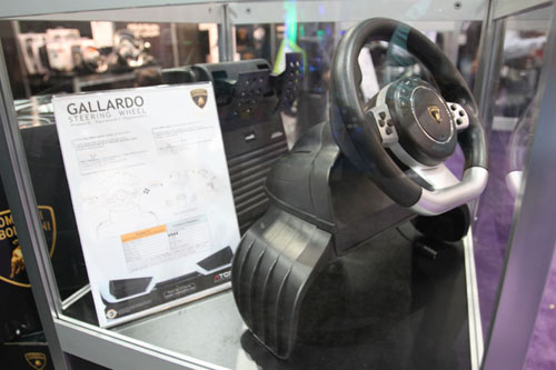 E3 2010 Lamborghini Gallardo Replica Steering Wheel For Playstation 3 PC
