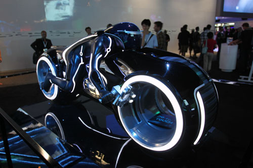  the upcoming Tron Legacy movie So when I saw a genuine Light Cycle 