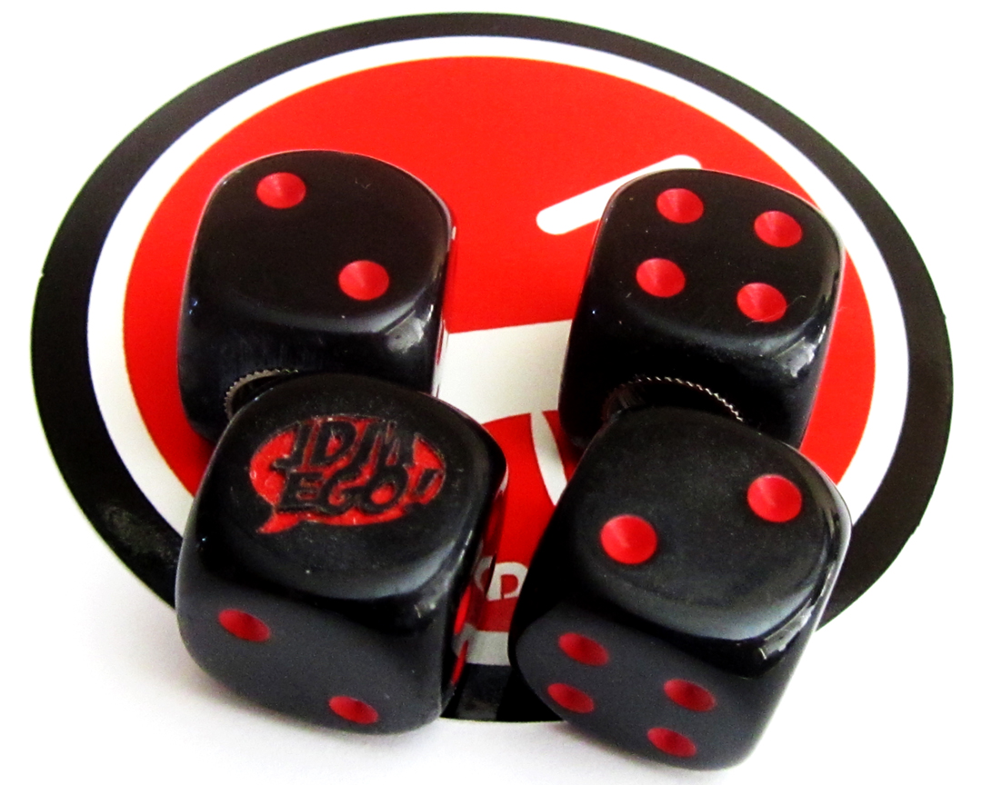 Wheel Hype JDMEGO Time Attack Dice Valve Stem Caps MotorworldHype