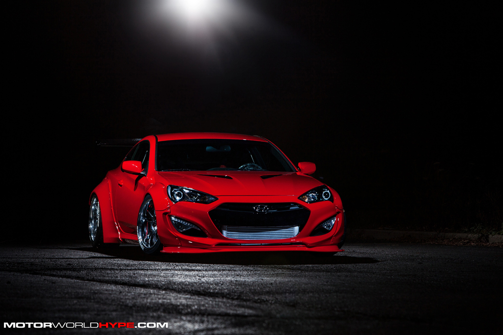 SEMA 2014: Blood Type Racing Brings First Rocket Bunny Genesis Coupe To ...