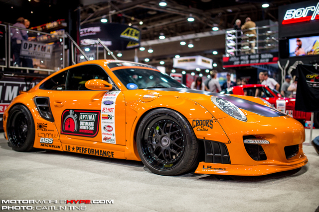 SEMA 2014: Here Is A Pair Of Liberty Walk Porsche 997s Because Why