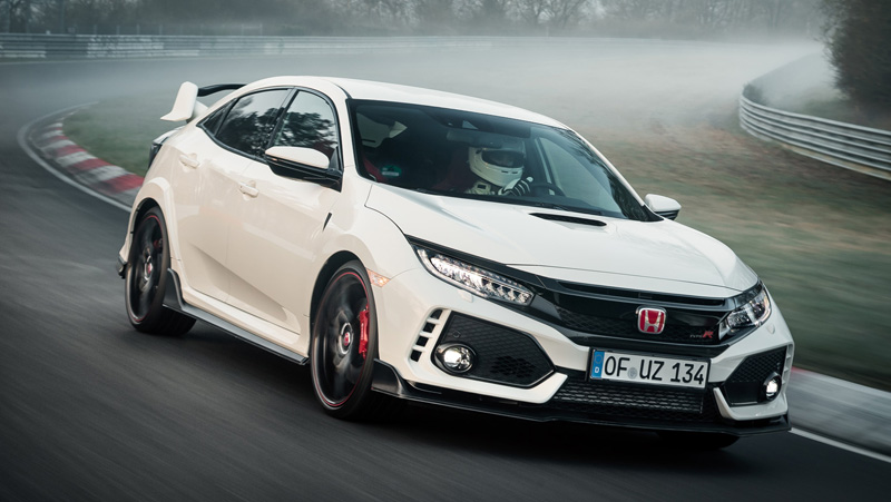 2017 Civic Type R Claims Title as World’s Fastest Front-Wheel-Drive Production Car with Record Nürburgring Lap Time