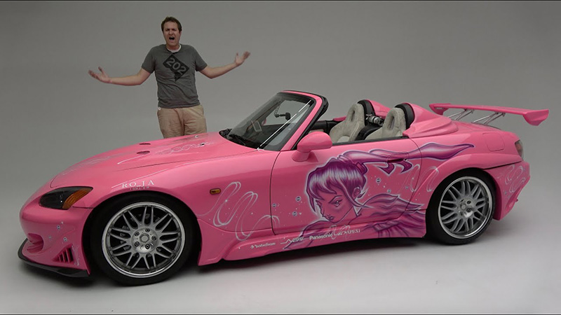 Doug DeMuro 2Fast 2Furious Pink Honda S2000