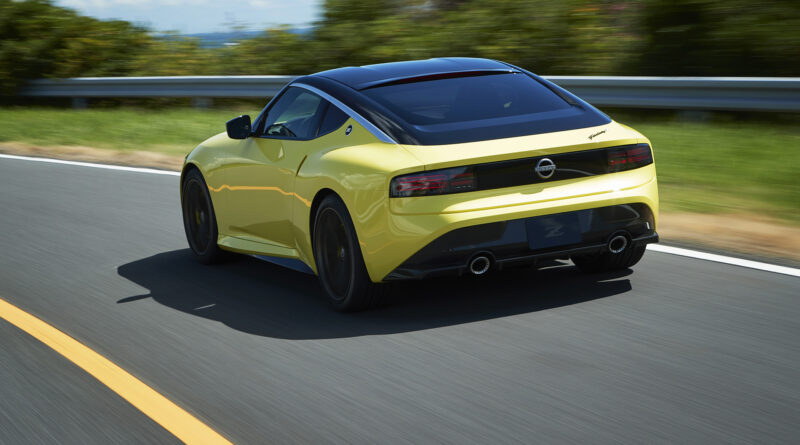 Nissan Z Proto on track