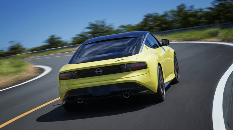 Nissan Z Proto on track