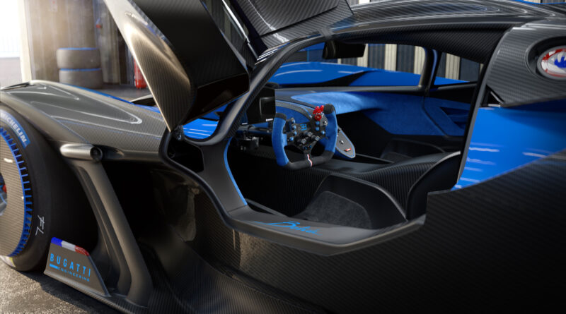 Bugatti Bolide driver side door open