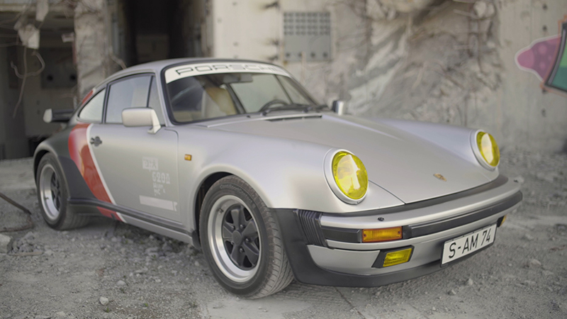 Cyberpunk 2077 real-live version of Johnny Silverhand's 1977 Porsche 911 Turbo