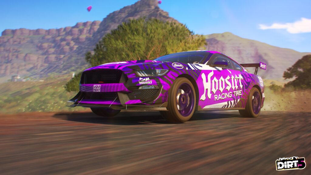 DIRT 5 screenshot of Ford Mustang Rally GT car