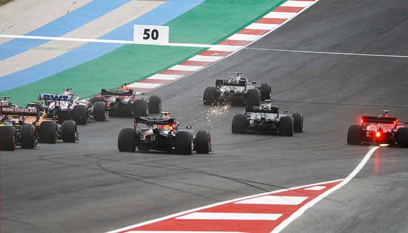 Lewis Hamilton makes history by earning his 92nd win at the Portuguese Grand Prix. He officially passes Michael Schumacher for career wins.