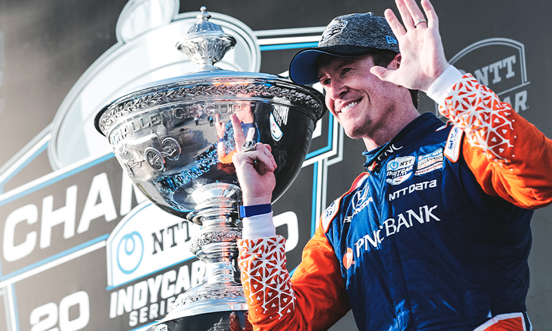 Scott Dixon wins sixth Indy Car Championship at season finale in St. Petersburg.