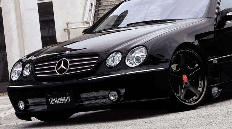 Leon Hardiritt Orden wheel in matte black finish on Mercedes Benz CL class