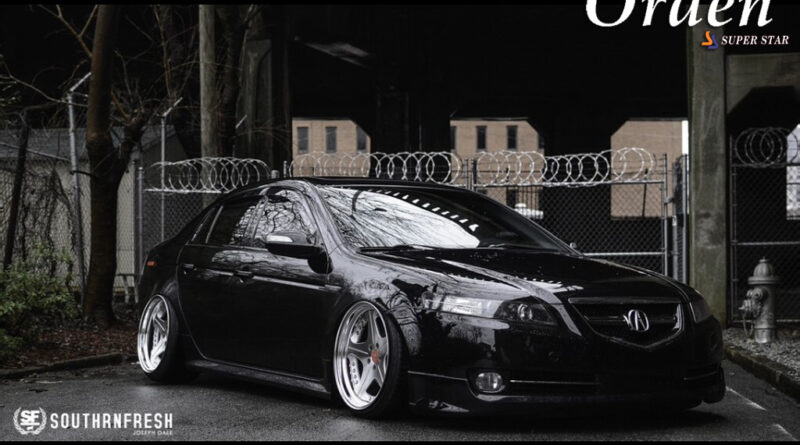 Leon Hardiritt Orden wheel in silver polish finish on Acura TL