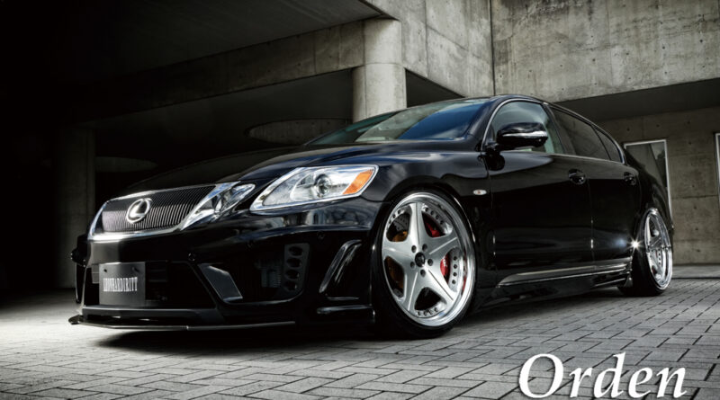 Leon Hardiritt Orden wheel in silver polish finish on Lexus GS