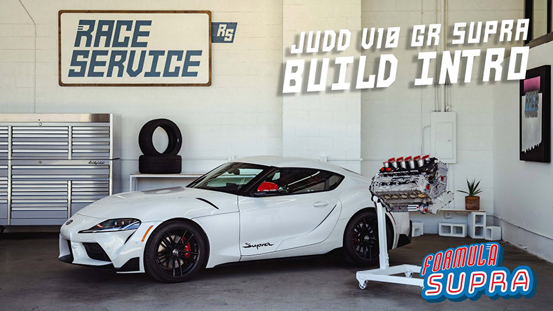 Ryan Tuerck gives a walkthrough of his latest project. Swapping a Judd V10 into a Toyota GR Supra.