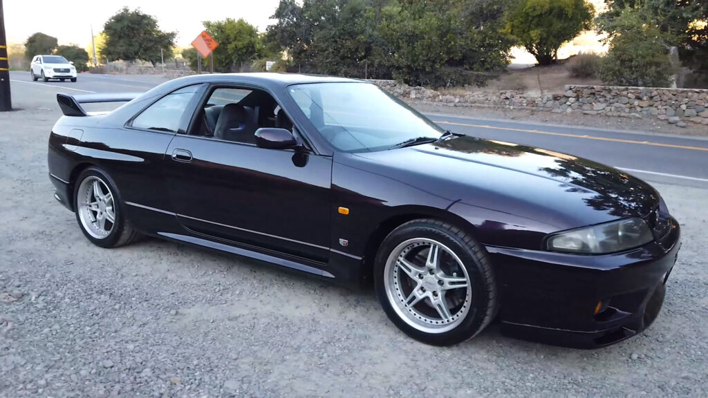 1995 Nissan R33 Skyline GT-R owned by Rutledge Wood as seen on The Smoking Tire hosted by Matt Farah