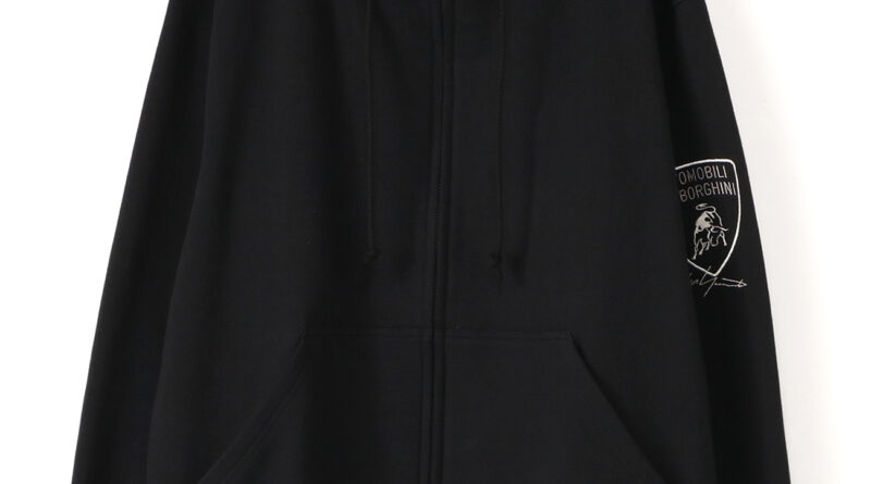 Yohji Yamamoto Lamborghini Capsule Collection hoodie front