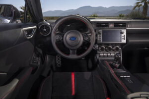2022 Subaru BRZ interior steering wheel