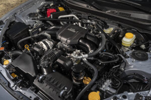 2022 Subaru BRZ engine bay