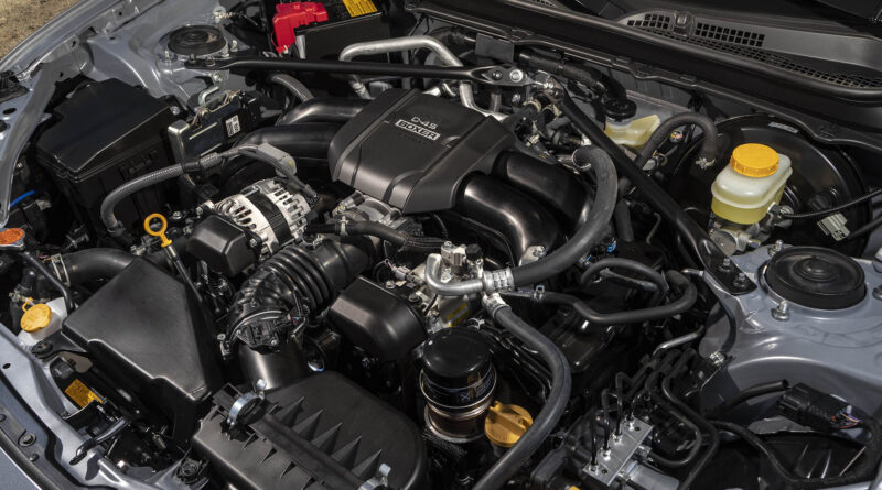 2022 Subaru BRZ engine bay