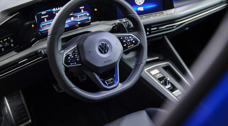 2022 Volkswagen Golf R steering wheel