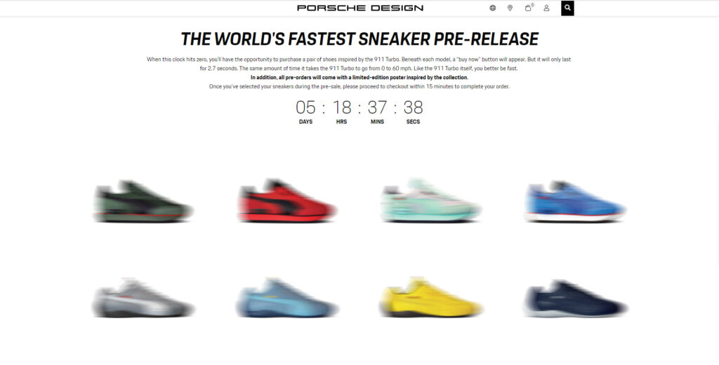 Porsche and Puma collaborate on limited edition sneakers inspired by the Porsche 911 Turbo