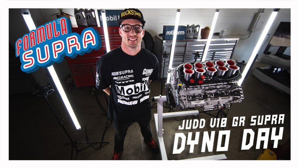 Ryan Tuerck visits JUDD in the UK to watch his JUDD V10 engine go on the dyno