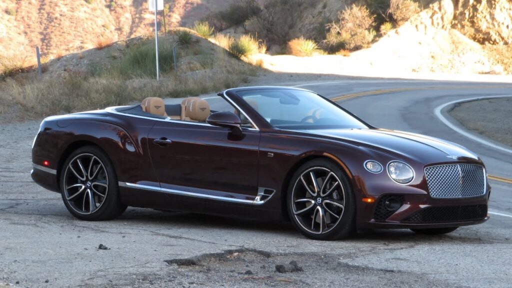 Bentley Continental GT Convertible on The Smoking Tire 