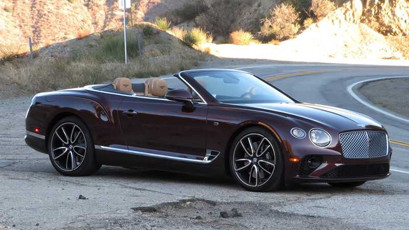 Bentley Continental GT Convertible on The Smoking Tire