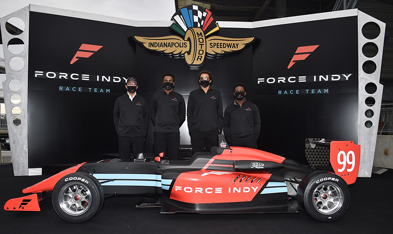 Rod Reid announces the Force Indy race team in an effort to bring more diversity to Indy Car