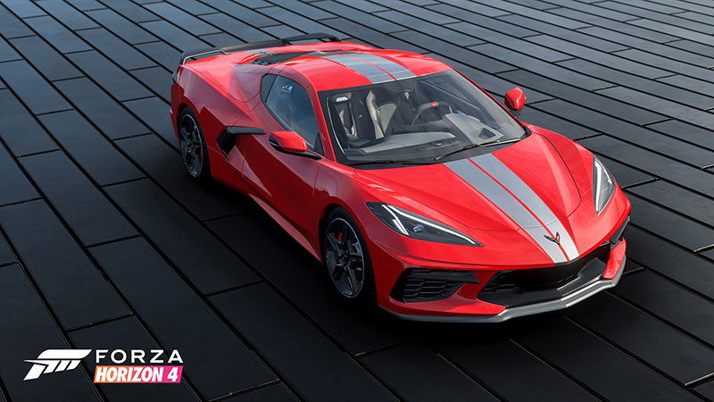 Forza will release the mid-engine Chevrolet Corvette Stingray – one of the world’s most sought-after supercars – on the Forza Horizon 4 gaming platform.