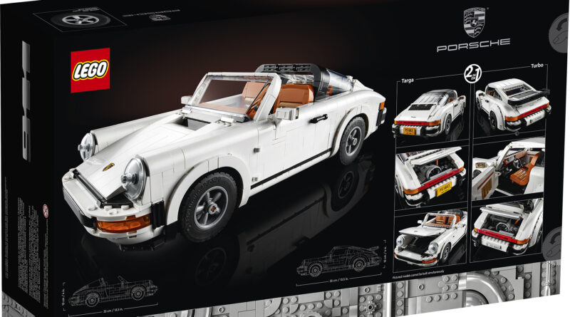 LEGO CREATOR Porsche 911 set 10295 box art rear