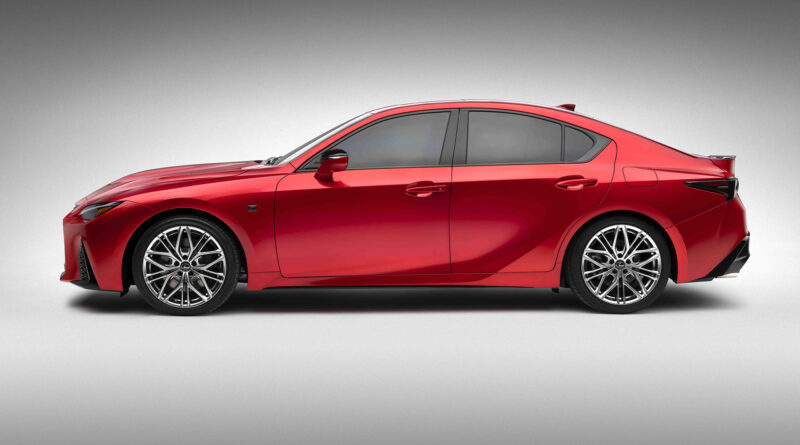 Lexus IS 500 F Sport Performance side view
