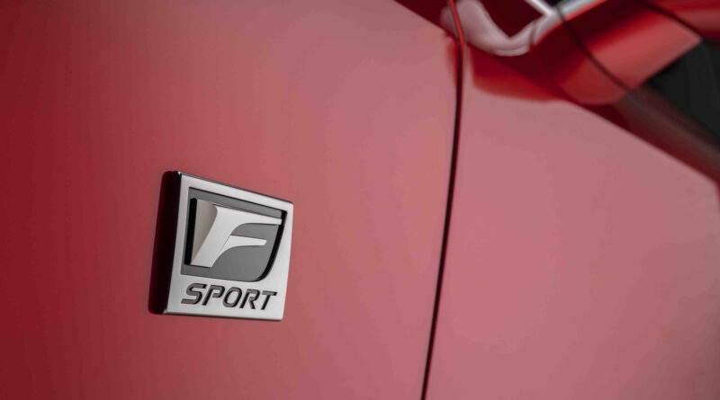 Lexus IS 500 F Sport Performance F Sport Badge Shown
