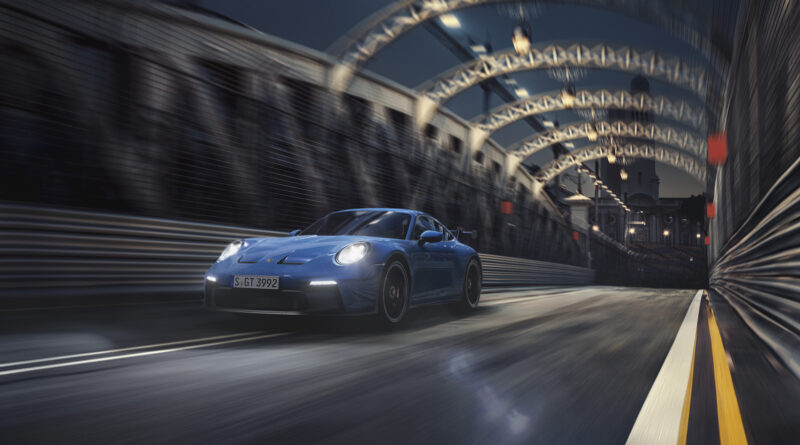 2022 Porsche 911 GT3 on track