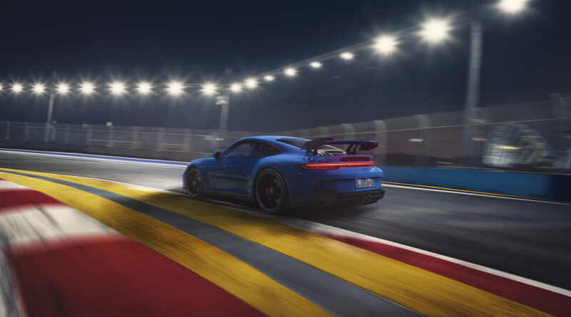 2022 Porsche 911 GT3 on track