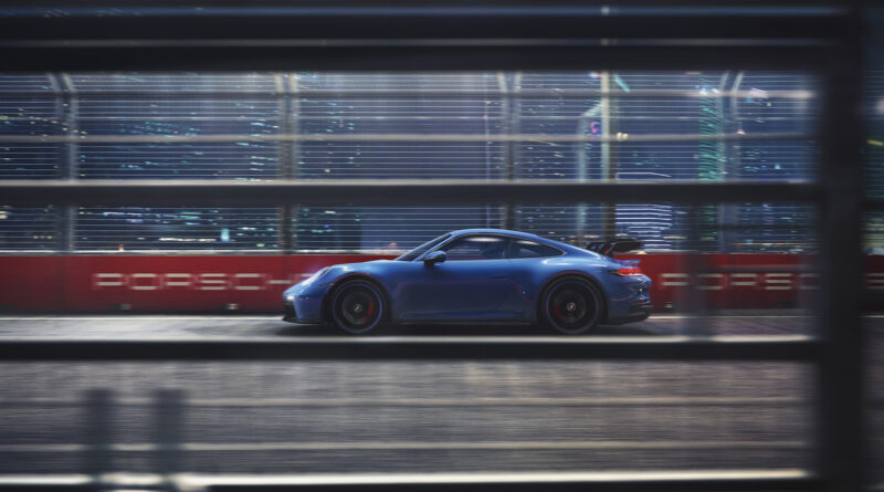 2022 Porsche 911 GT3 on track