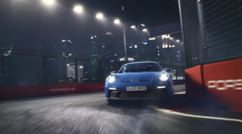 2022 Porsche 911 GT3 on track