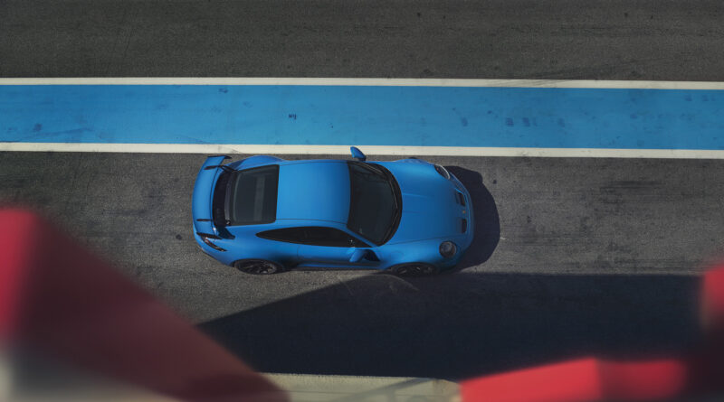 2022 Porsche 911 GT3 top view