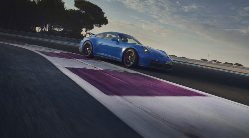 2022 Porsche 911 GT3 on track