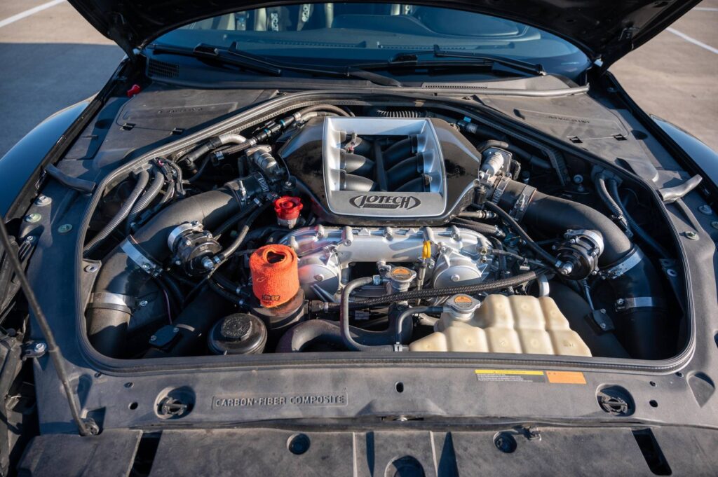 Jet Black Pearl 2014 Nissan GT-R with 1,000 horsepower for sale on CarsAndBids.com