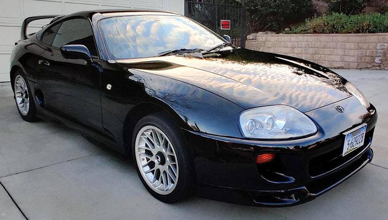 JDM right hand drive 1994 Toyota Supra turbo for sale on CarsAndBids.com