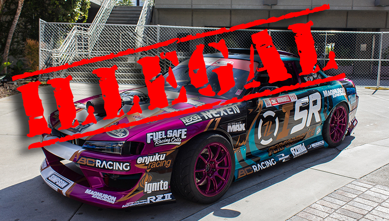 The EPAs current legislation makes it illegal to modify emissions equipment on a street car even if it is going to be used exclusively on race tracks only