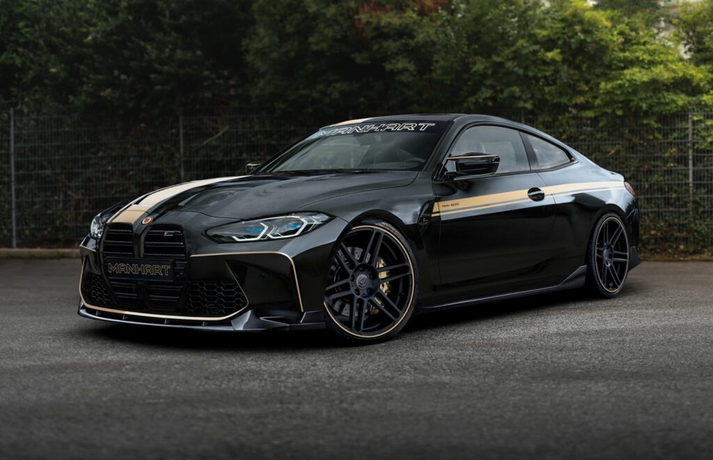 2022 BMW M4 coupe (G84) featuring the MANHART MH4 600 tuning package