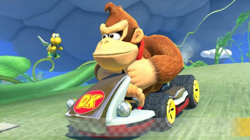 Donkey Kong as seen in the Mario Kart 8 video game