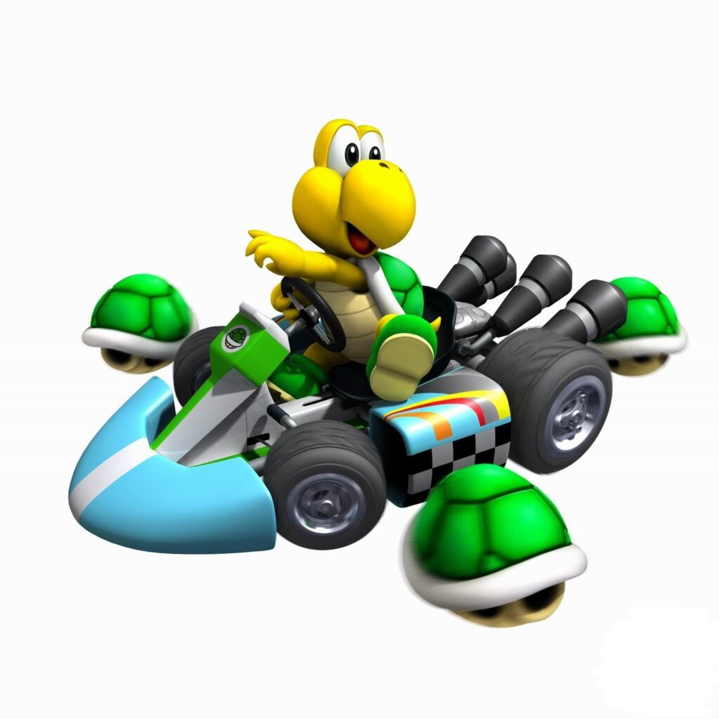 Koopa Troopa as seen in Mario Kart video game