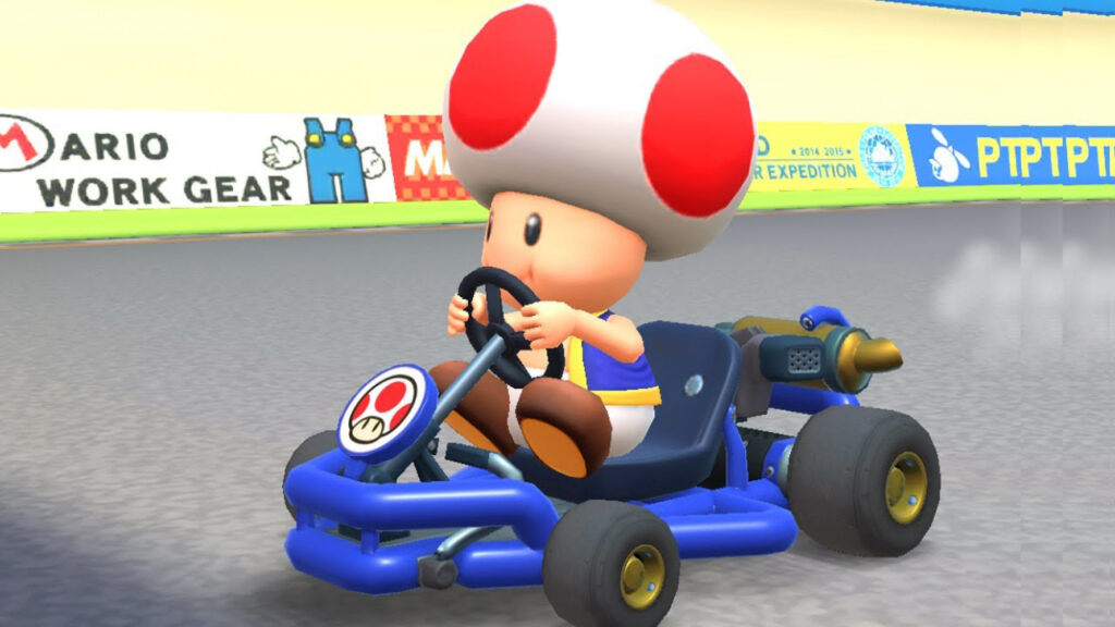 Toad as seen in Mario Kart 8 video game