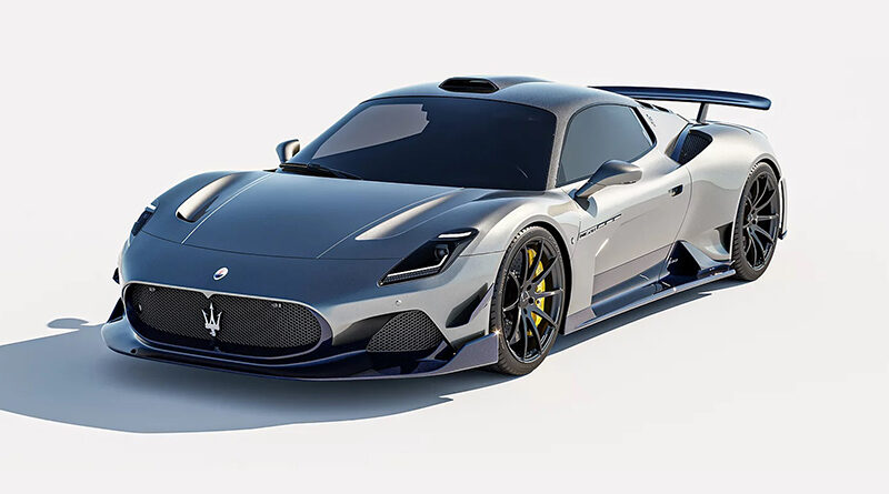 The Aria Aero kit by 7 Designs seen on a Maserati MC20