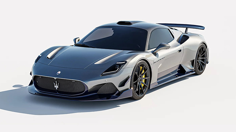The Aria Aero kit by 7 Designs seen on a Maserati MC20